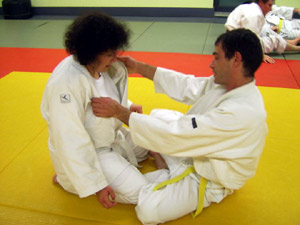Apprentissage du judo au sol